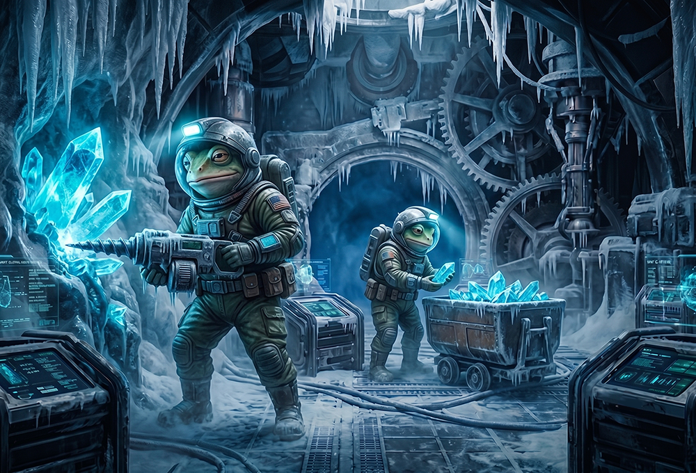 Alien Frozen Frogs lab